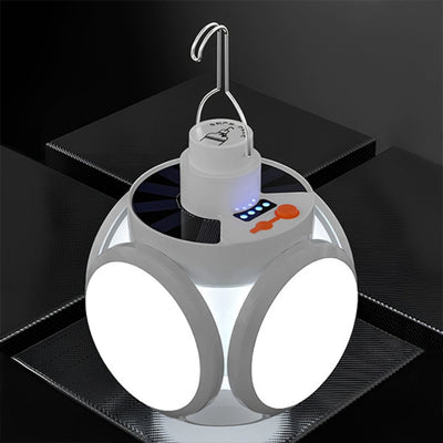 Solvix - Lampe - Éclairage solaire pliable 2-en-1 pour l'intérieur et l'extérieur