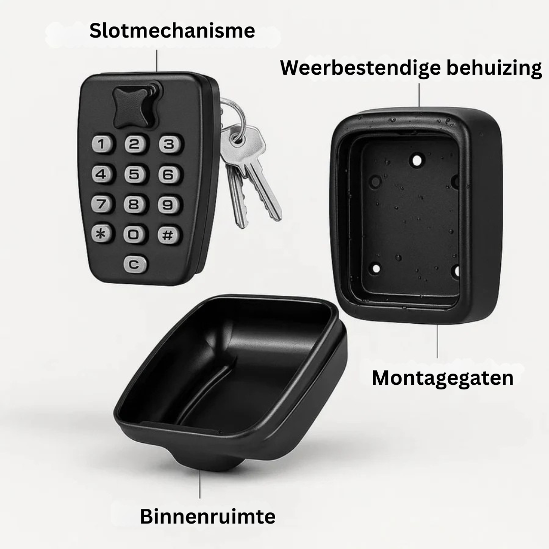 Sleutelkluis - Veilige Sleutelopslag met Codeslot - SecureBox