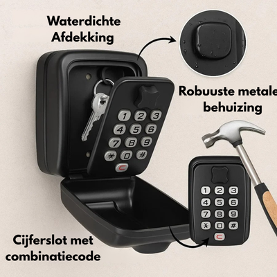 Sleutelkluis - Veilige Sleutelopslag met Codeslot - SecureBox