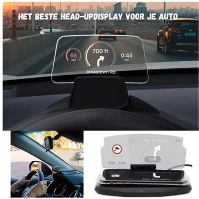Vooruit Display - Head-up Display - Veilig Navigeren Zonder Afleiding