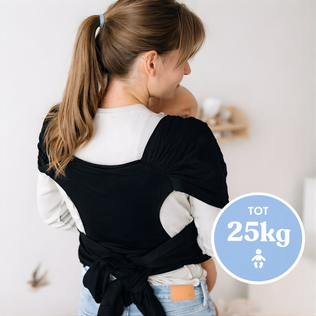 Écharpe de portage pour bébé - Portage confortable et ergonomique