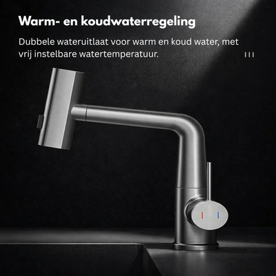 Waterkraan - Uittrekbare Kraan met 5 Straalstanden - FlexiTap