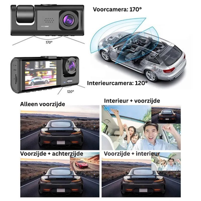 Dashcam - Full HD Autocamera met Nachtzicht - Nexdrive