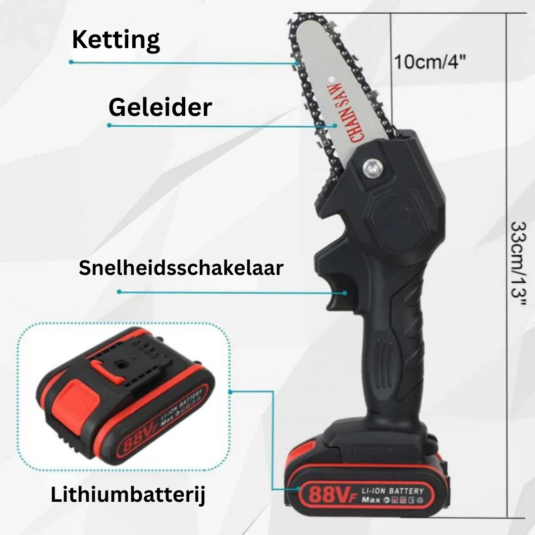 Kettingzaag - Compacte Accu Snoeizaag - PowerTrim