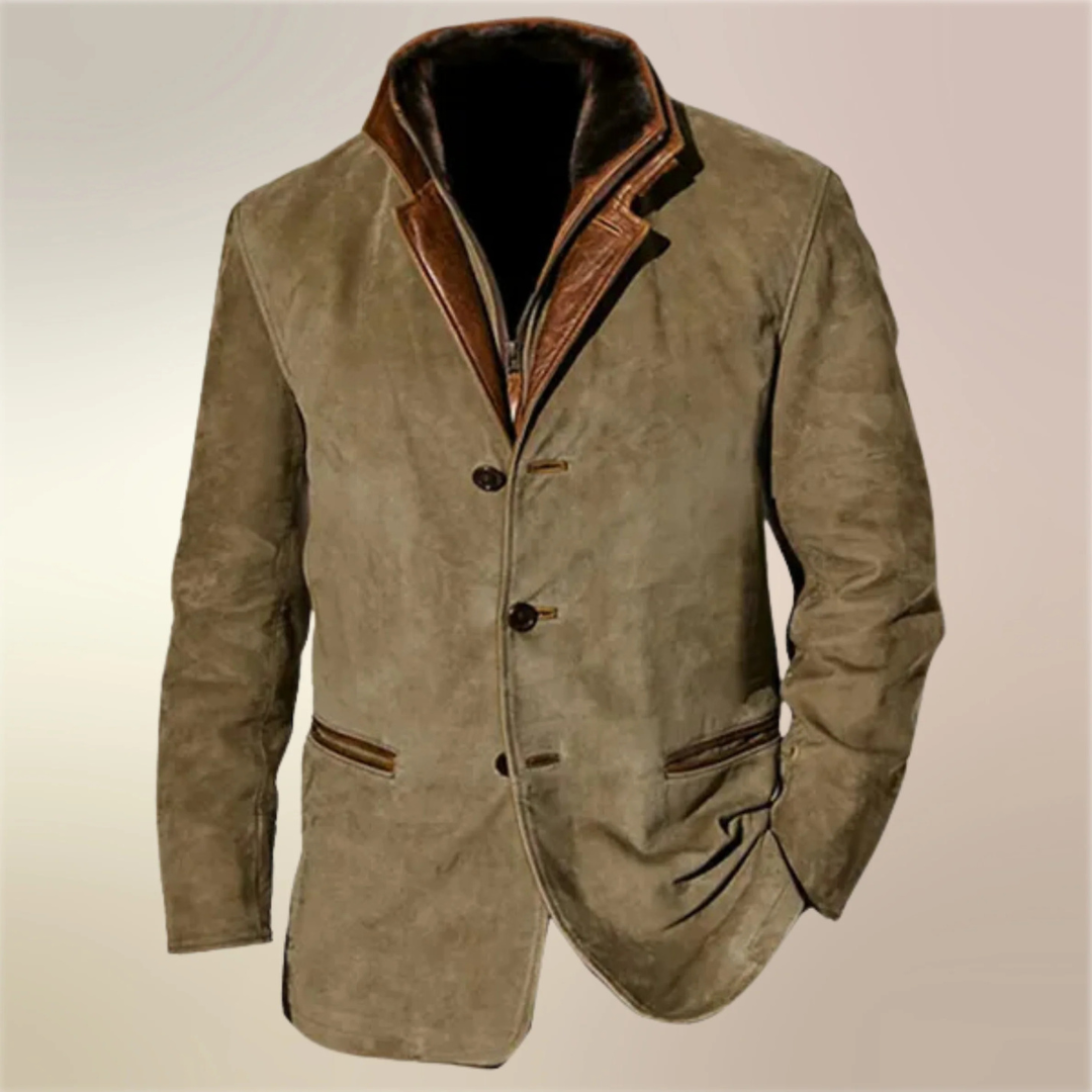 Vintage Jack - Retro Herenjas met Regular Fit - Raverno
