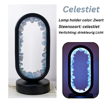 Amethist Lamp - Handgemaakte Kristallamp - Veluné