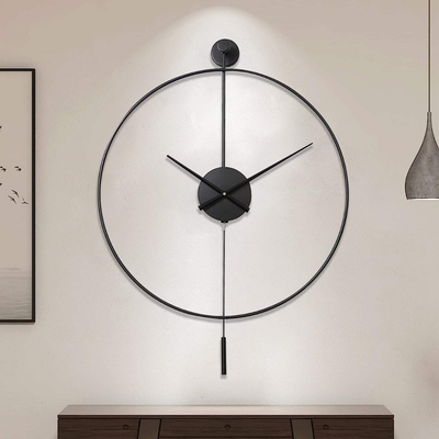 Grote Stille Wandklok met Pendel - Chronelle