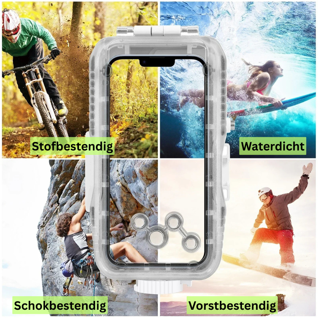 Waterdichte Telefoon Case - Onderwater Bescherming voor iPhone - DiveGuard