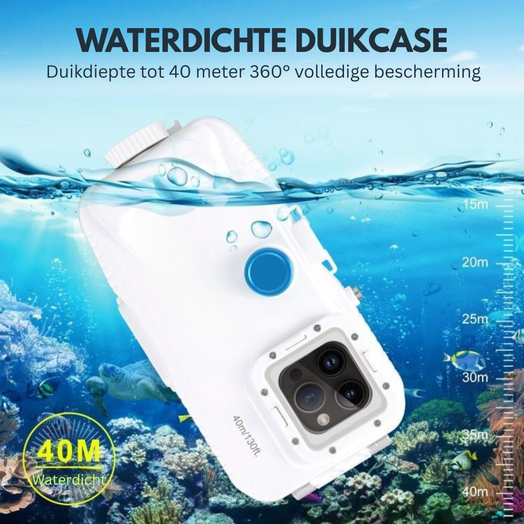 Waterdichte Telefoon Case - Onderwater Bescherming voor iPhone - DiveGuard