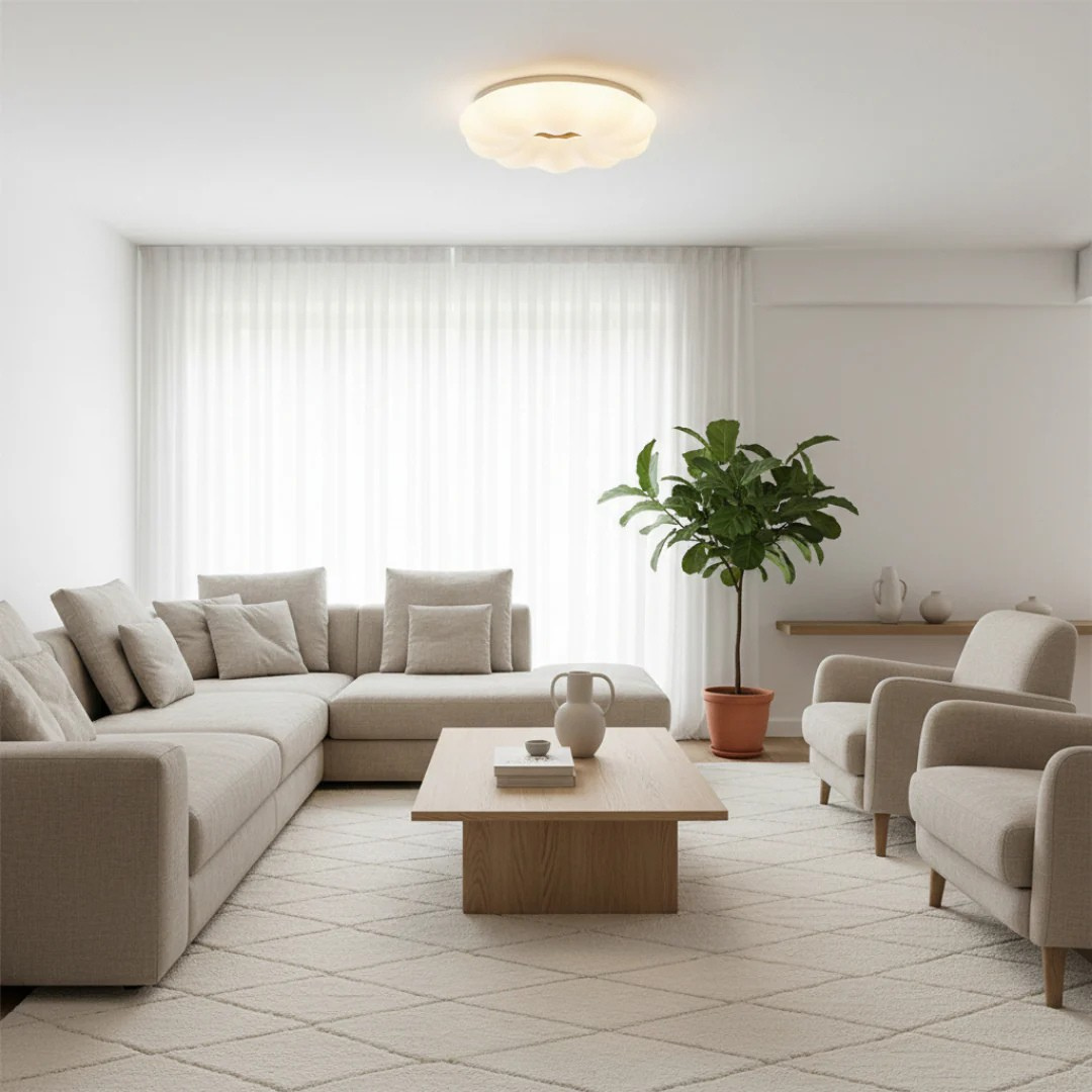 Plafondlamp - Scandinavische LED Bloemlamp - Arniva