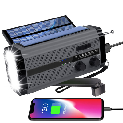 Noodradio - Dynamo Solar Noodradio met Powerbank - SafeCore