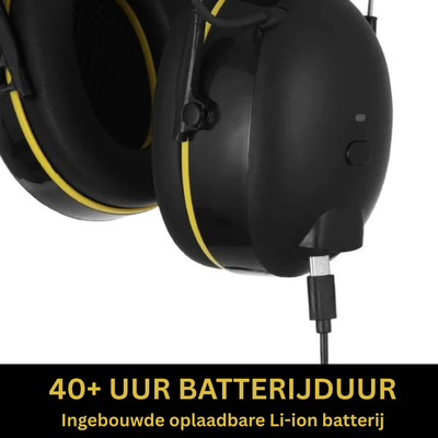 Gehoorbeschermer - Bluetooth Oorkappen met Geluidsreductie - Audivex