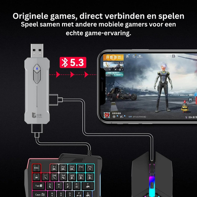 RGB Gaming Toetsenbord met Muis - Ergonomische Set - Nexvex
