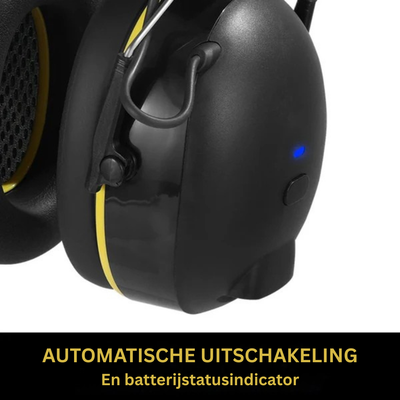 Gehoorbeschermer - Bluetooth Oorkappen met Geluidsreductie - Audivex