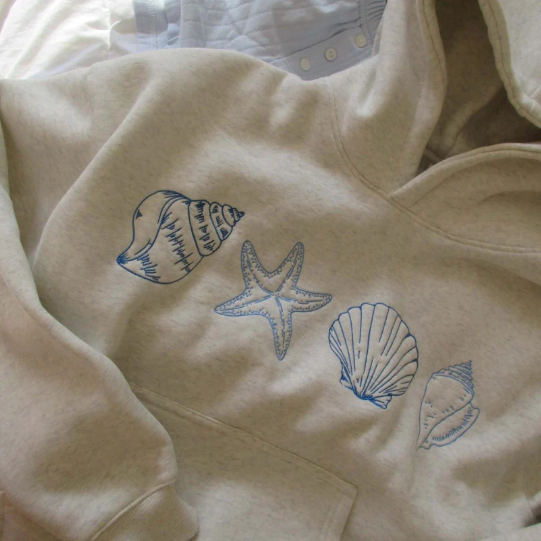Casual Hoodie met Zomerse Print - Soléa