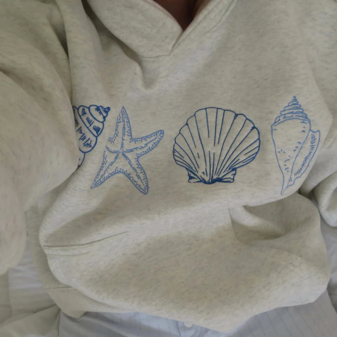 Casual Hoodie met Zomerse Print - Soléa