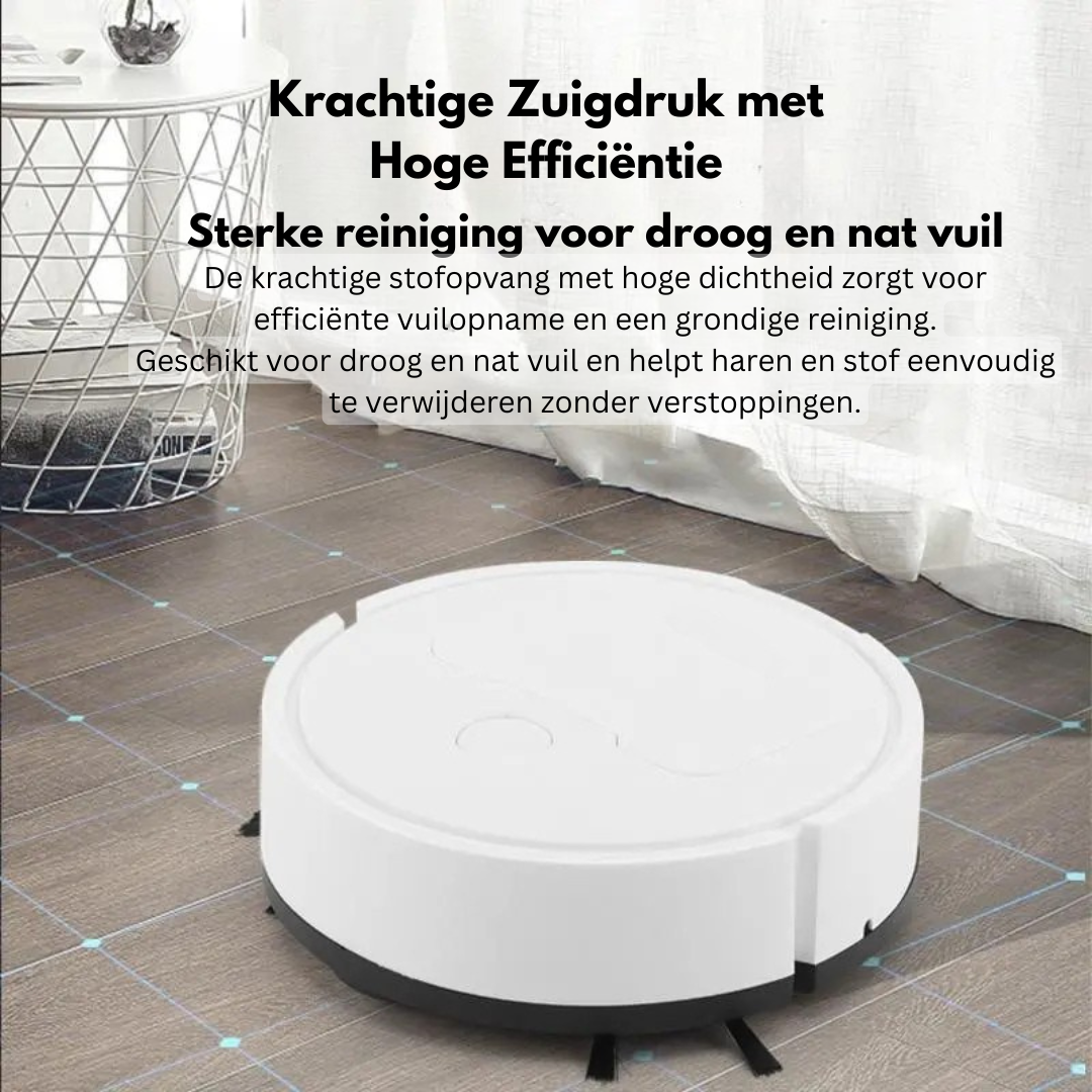 Robotstofzuiger - Slimme Compacte Schoonmaakrobot - Cleanova