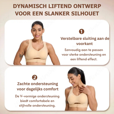 Velisse - Comfortabele Draadloze Shape BH - 1+1 GRATIS