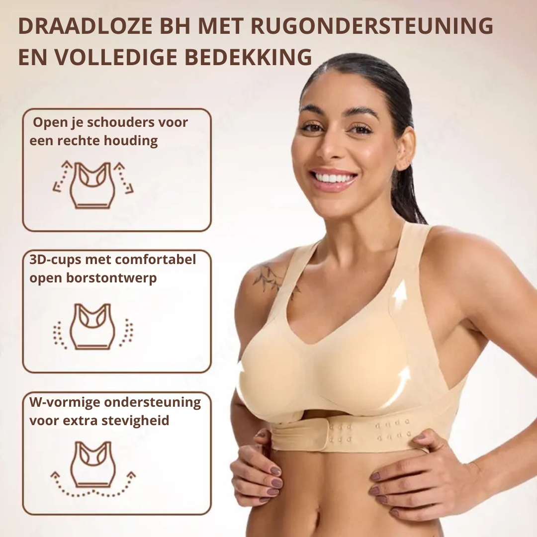 Velisse - Comfortabele Draadloze Shape BH - 1+1 GRATIS