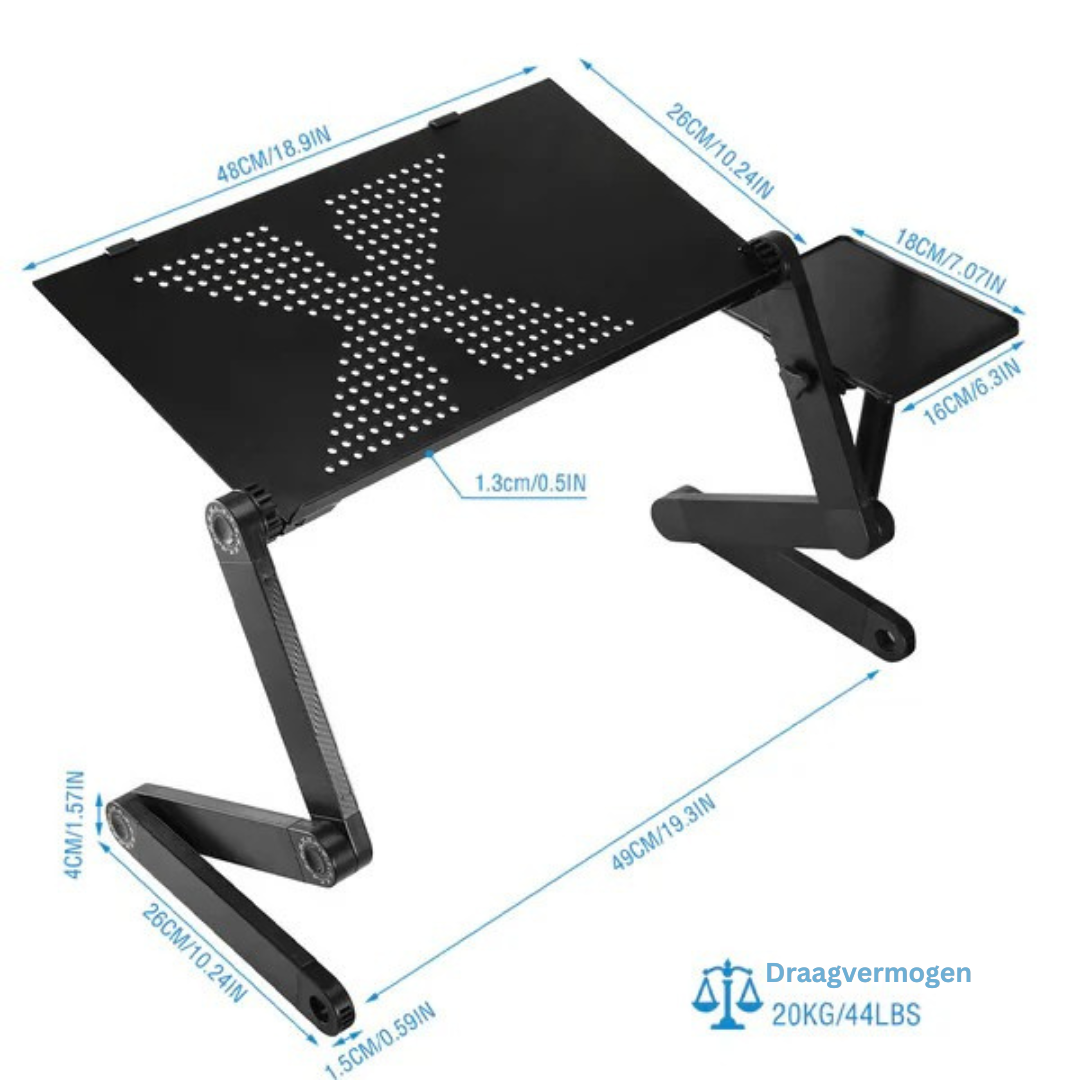 Laptop standaard - 360° Ergonomische Verstelbare Stand - Nexivor