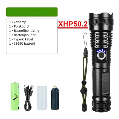 Oplaadbare Krachtige LED Zaklamp - Lumicron