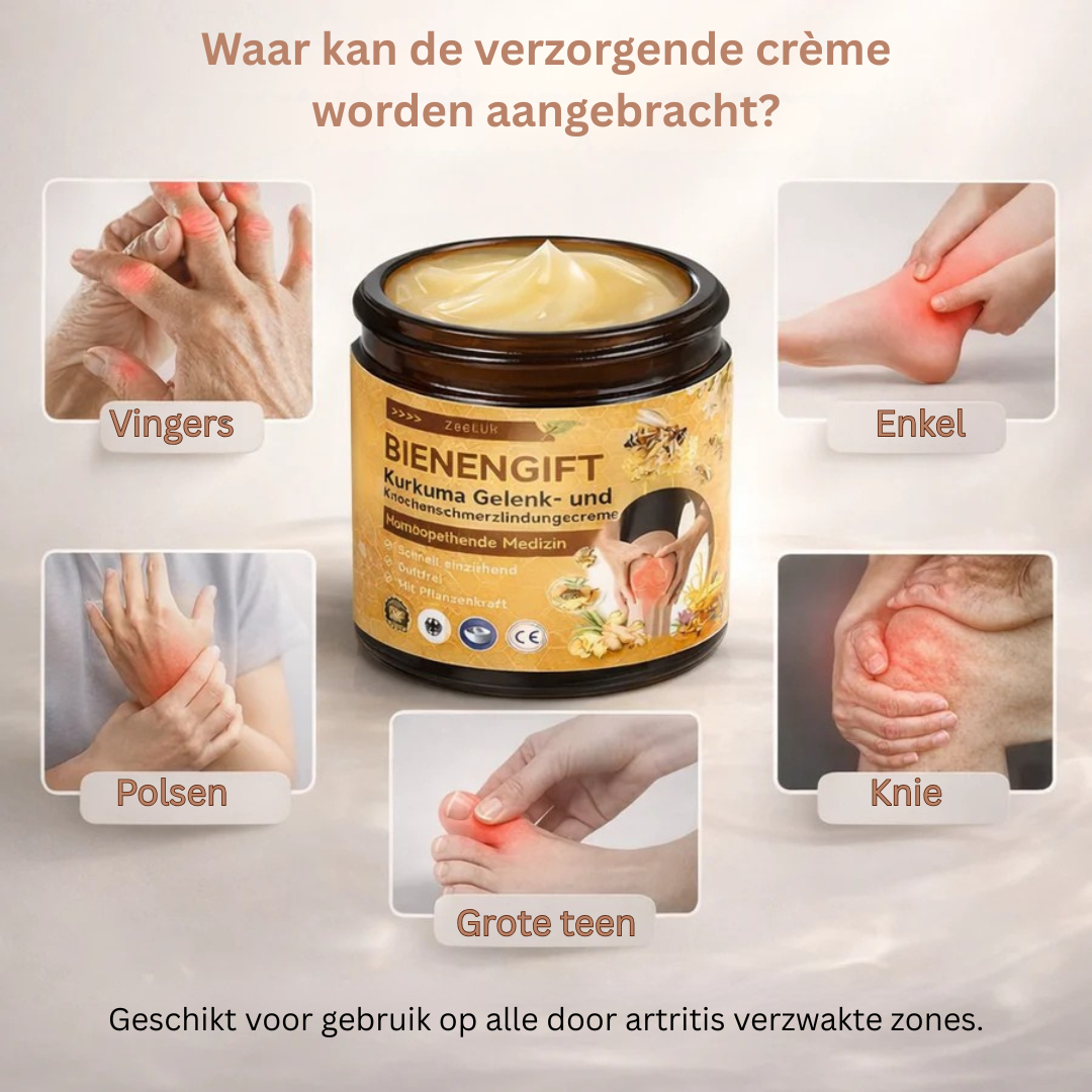 Bijengif Creme - Verzorgende Huidcrème met Hyaluron - HoneyGlow
