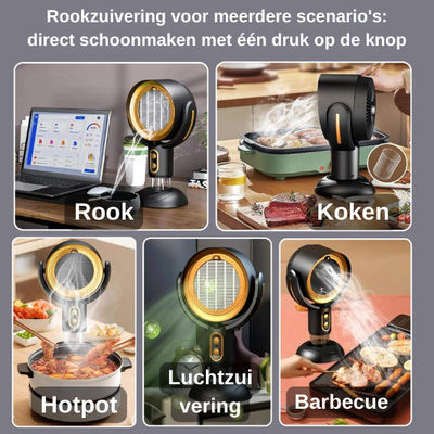 Afzuiger - Rook- en Geur Afzuiger voor Binnen - SmokeClear