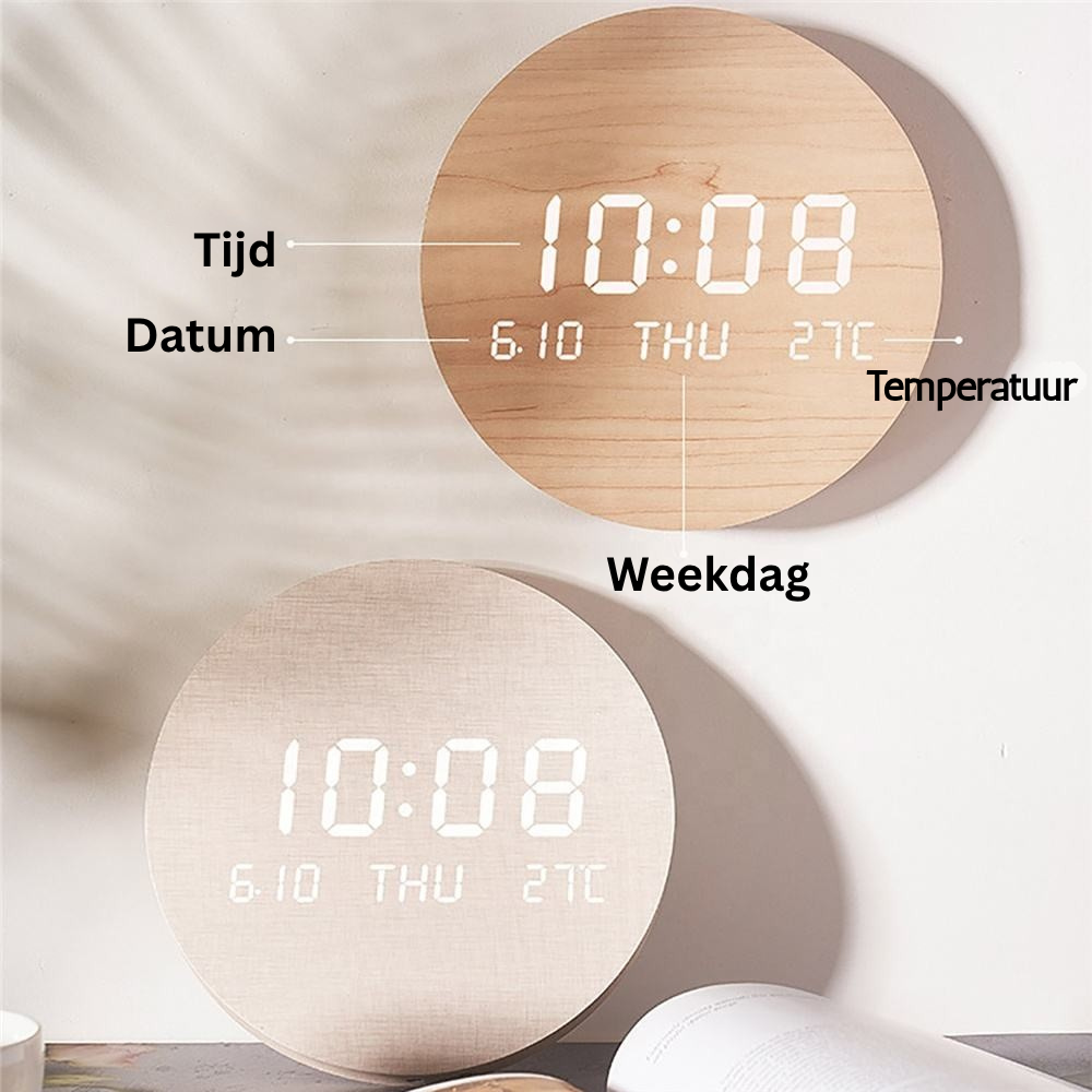 Wandklok - Scandinavische Design Klok - Svenna