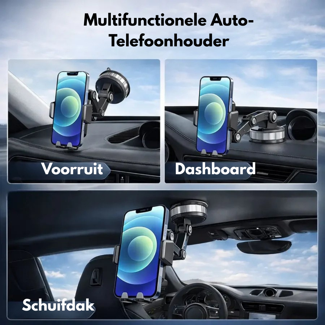 Auto Telefoonhouder - Stevige 360° Smartphone Houder - DriveMount