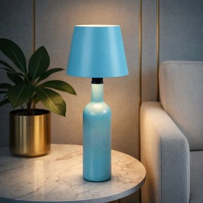 Tafellamp - Draadloze Fleslamp met Sfeerverlichting - GlowBottle