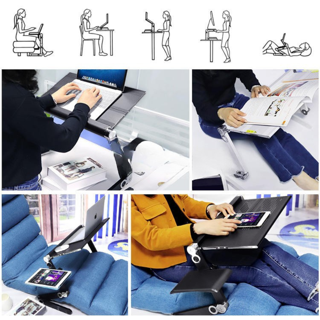 Laptop standaard - 360° Ergonomische Verstelbare Stand - Nexivor