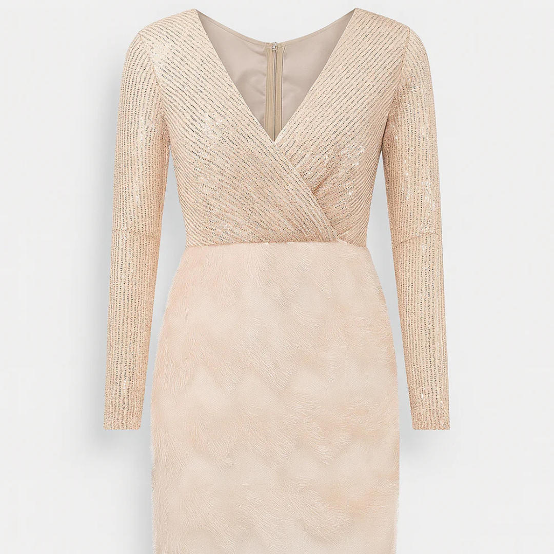 Jurk - Glamoureuze Pailletten Avondjurk - Celestique
