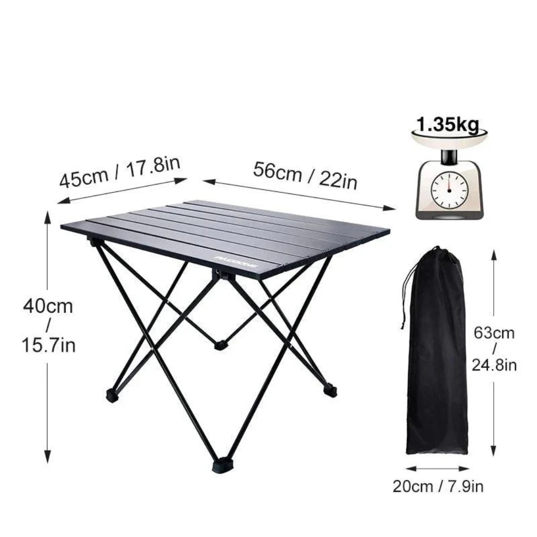 Aluminium klaptafel - Lichtgewicht Campingtafel - Trekova