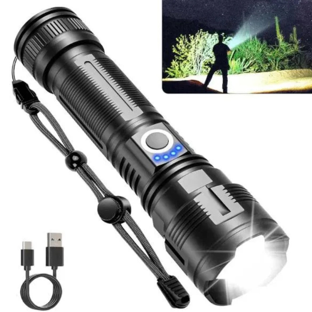 Lampe de Poche - Lumière Rechargeable Ultra-Brillante pour Chaque Situation