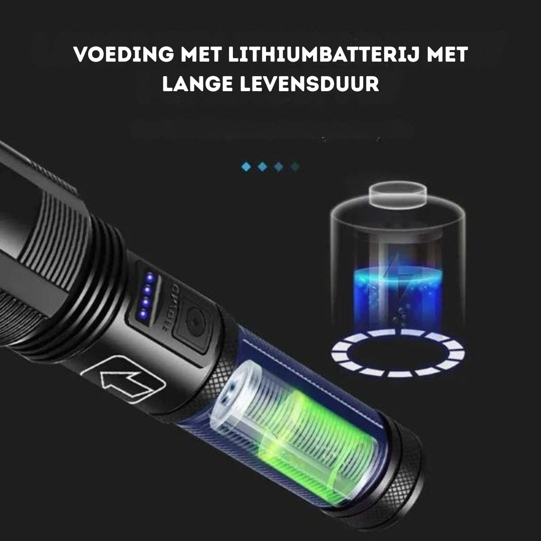 Lampe de Poche - Lumière Rechargeable Ultra-Brillante pour Chaque Situation