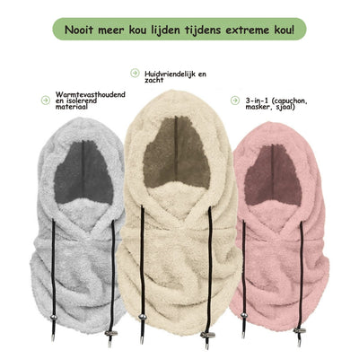 Warme Sherpa Balaclava voor Winter & Ski - FrostPaw