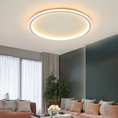 Plafondlamp - Scandinavische Ronde Plafondlamp met LED - Lumivane
