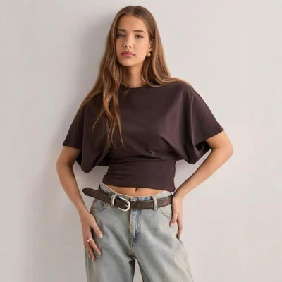 T-shirt met Wijde Mouwen - UrbanMuse