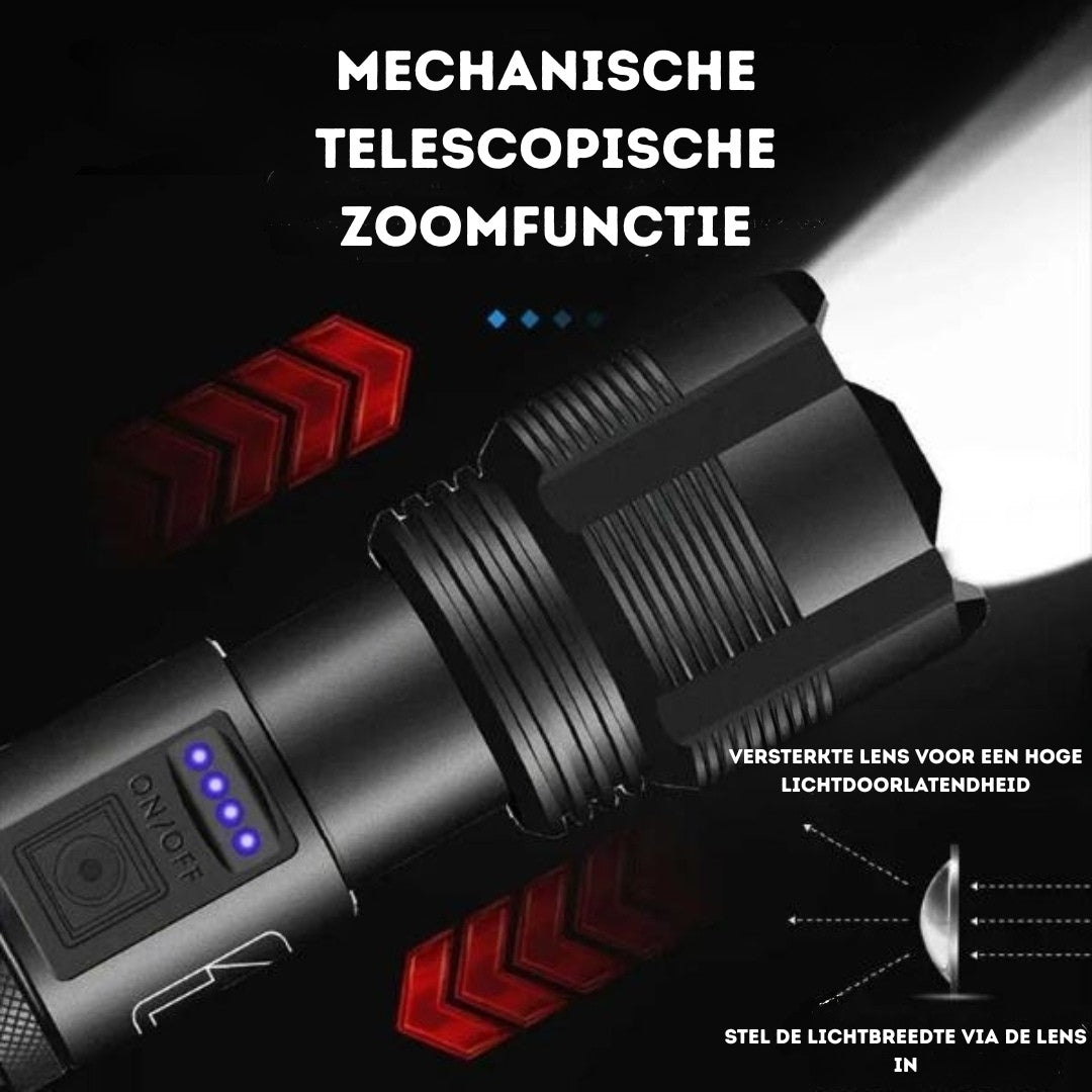 Lampe de Poche - Lumière Rechargeable Ultra-Brillante pour Chaque Situation