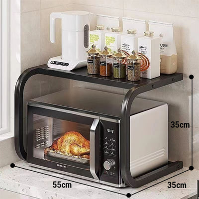 Étagère de rangement - Gain de place multifonctionnel pour la cuisine et le bureau