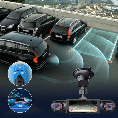 Dashcam - 4-Kanaals Opname voor Volledige Voertuigdekking