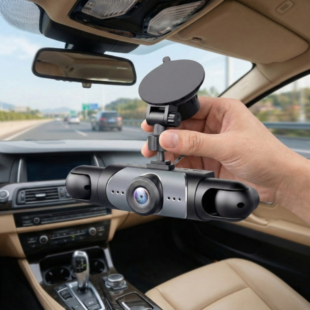 Dashcam - Enregistrement 4 canaux pour une couverture complète du véhicule