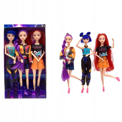K-Pop Poppen - Hunter Edition 3 decor set met zangfunctie