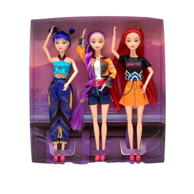 K-Pop Poppen - Hunter Edition 3 decor set met zangfunctie