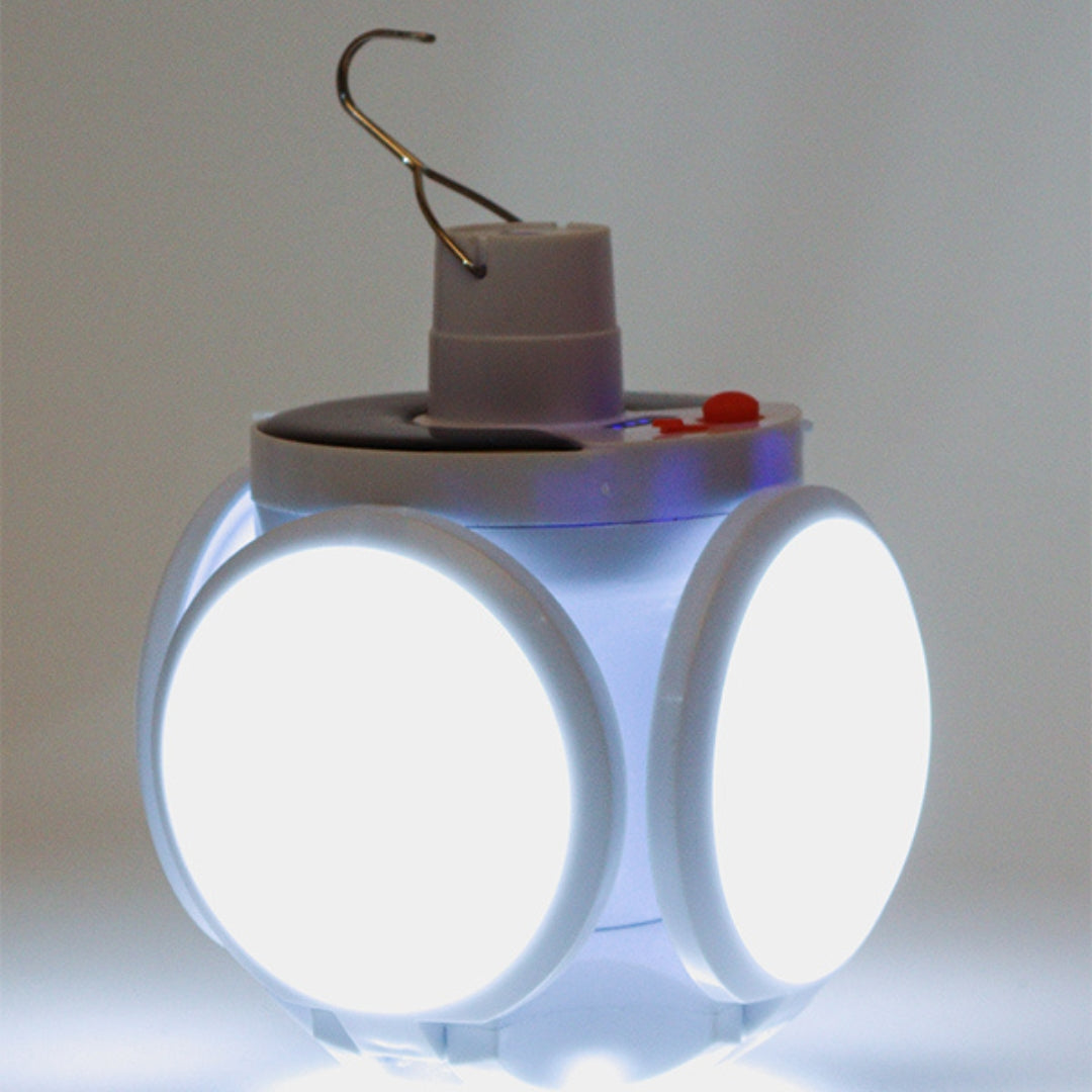 Solvix - Lampe - Éclairage solaire pliable 2-en-1 pour l'intérieur et l'extérieur