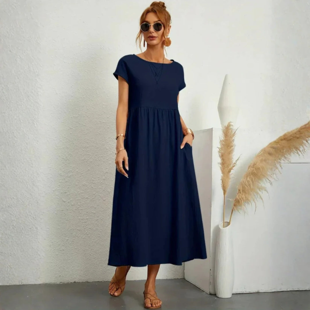 Elegante en comfortabele lange zomerjurk voor dames