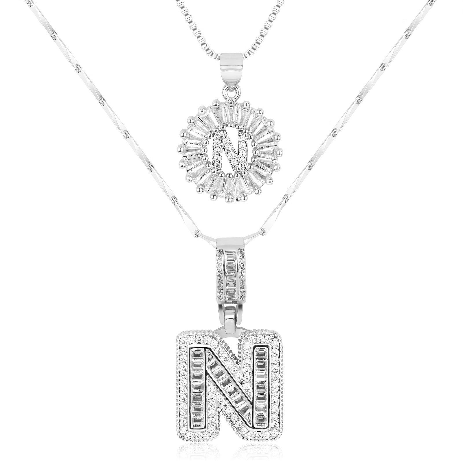 GemLetter Ketting - Initiaal Hanger met Luxe Glans