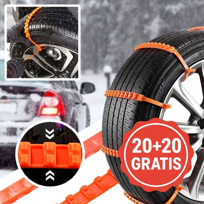 Autoband Sneeuwketting - NIFTCHAINS 20+20 GRATIS