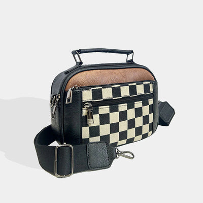 Sac à main Elunique - Sac échiquier compact