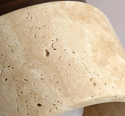 Plafondlamp - Rustieke Travertijn Verlichting - Norvane